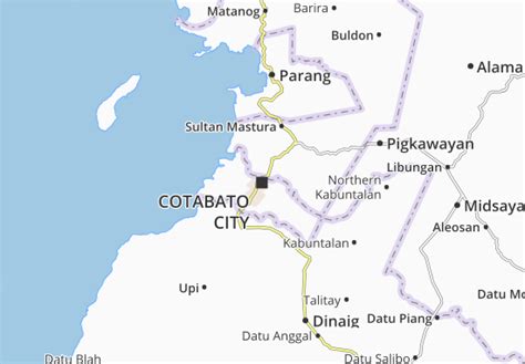 cotabato city map|MICHELIN Cotabato City map .